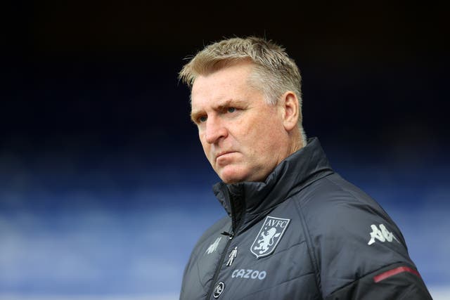 <p>Dean Smith was  dismissed by Villa only a week ago </p>