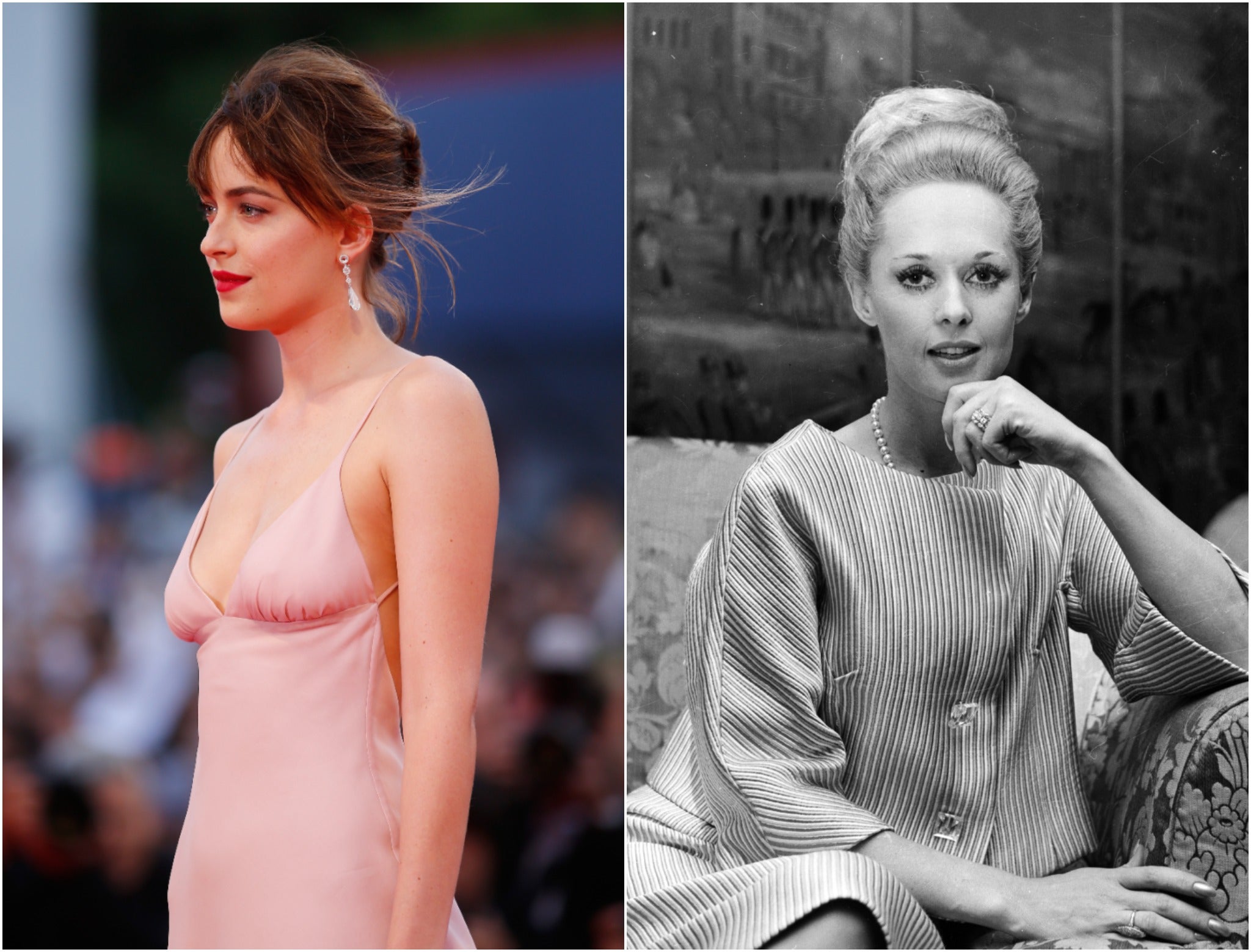 <p>Dakota Johnson has spoken about how her grandmother Tippi Hedren was ‘terrorised’ by Alfred Hitchcock</p>