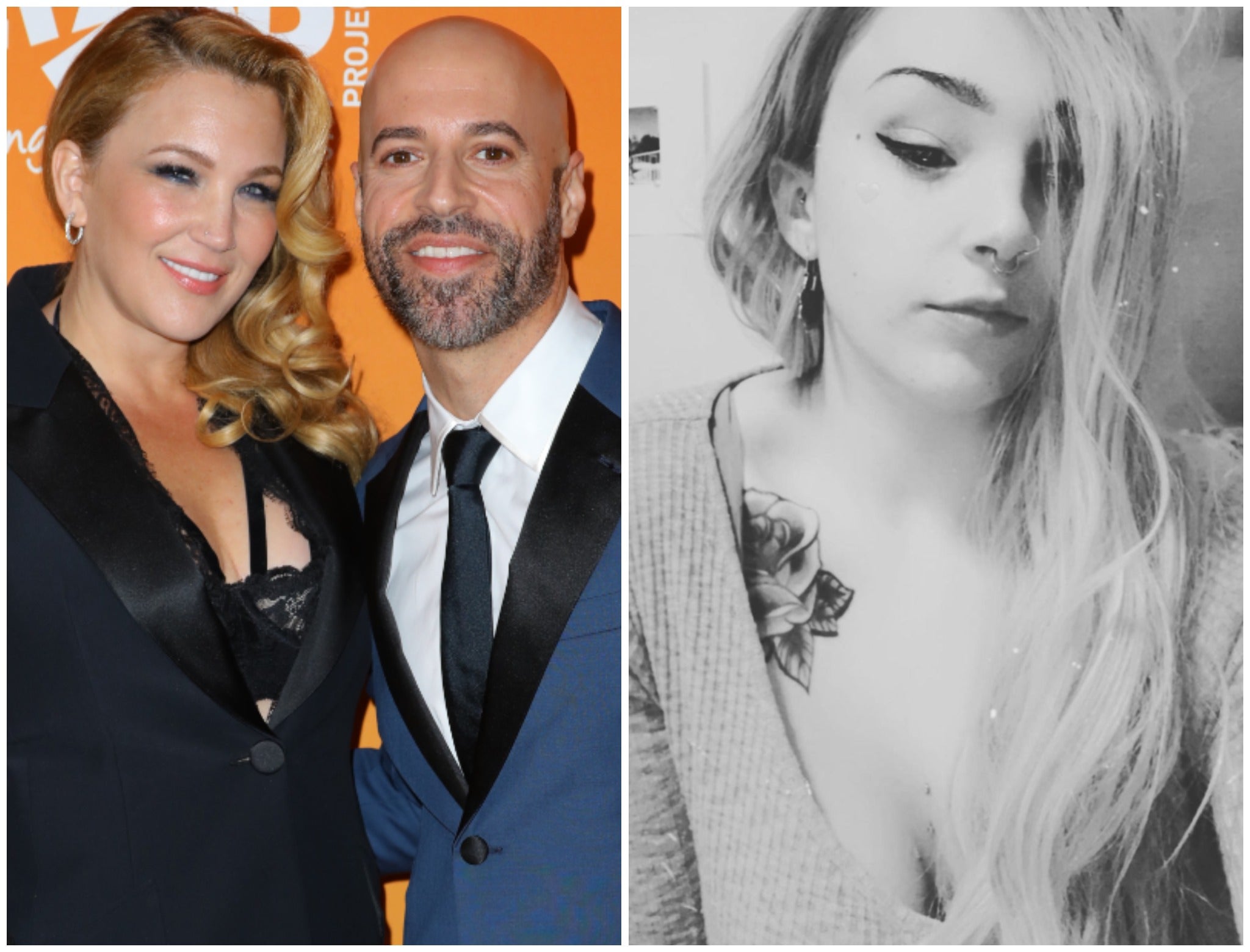 <p>Deanna and Chris Daughtry, left, have asked for privacy after the death of their daughter, Hannah</p>
