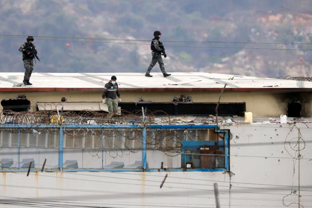 <p>At least 68 are dead after a clash between rival gangs in an Ecuadorian prison. </p>