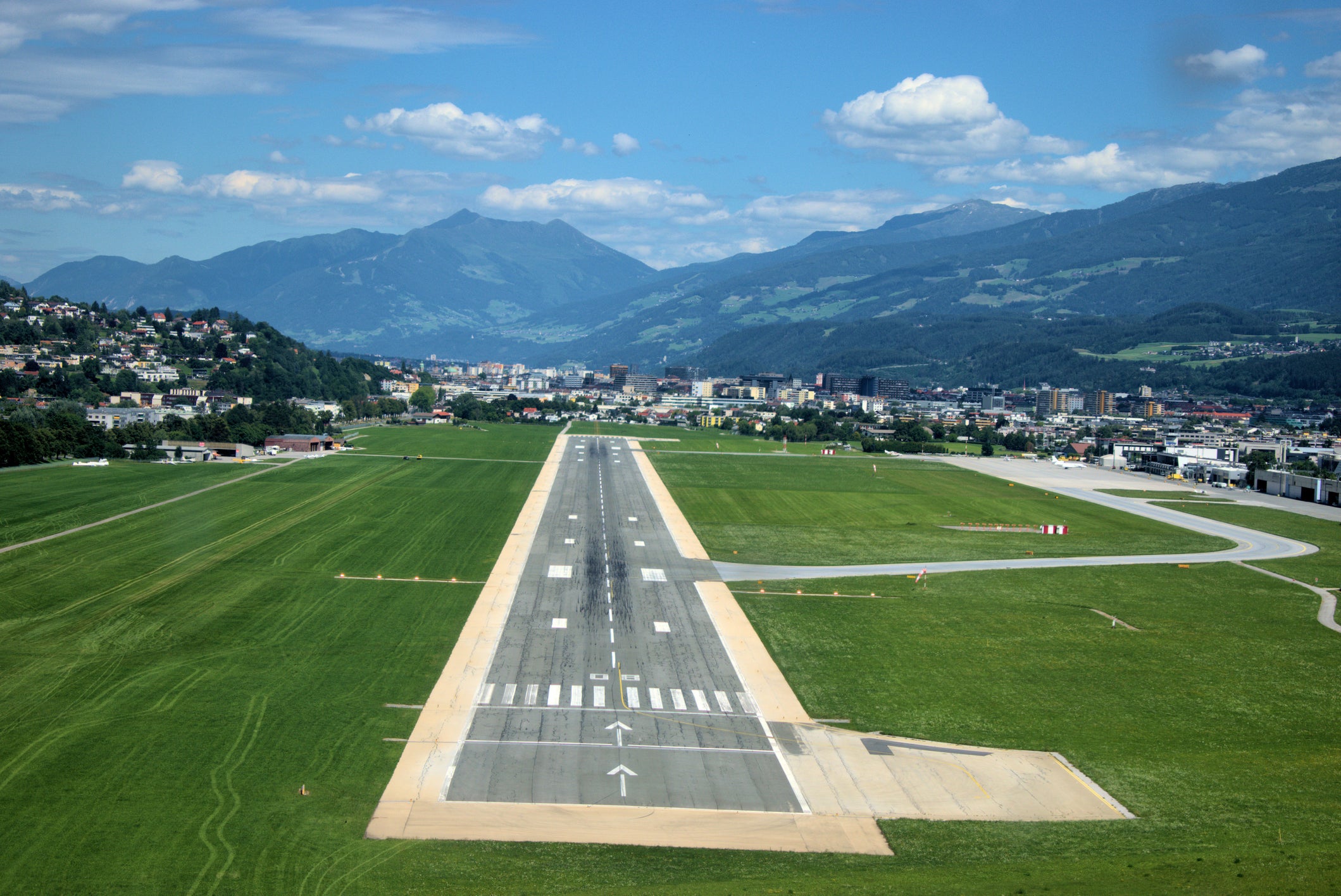 Few airports in Europe are set in as stunning a location as Innsbruck