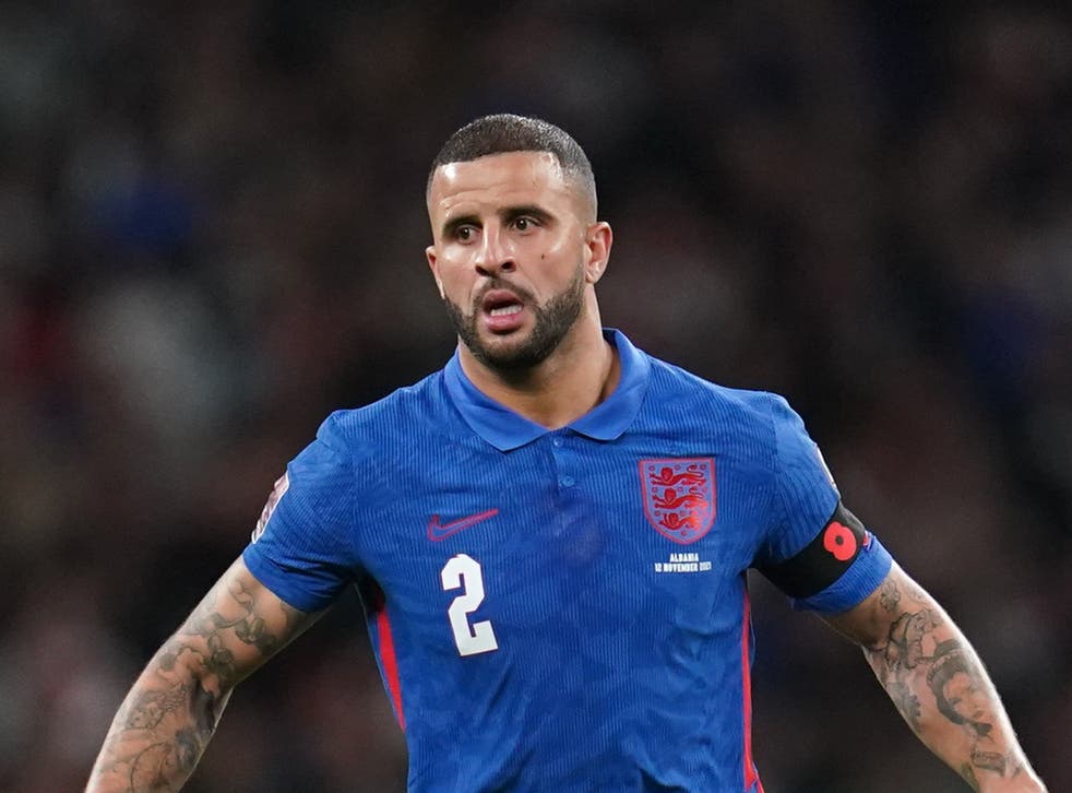 Kyle Walker reflected on 10 years with England (Nick Potts/PA)