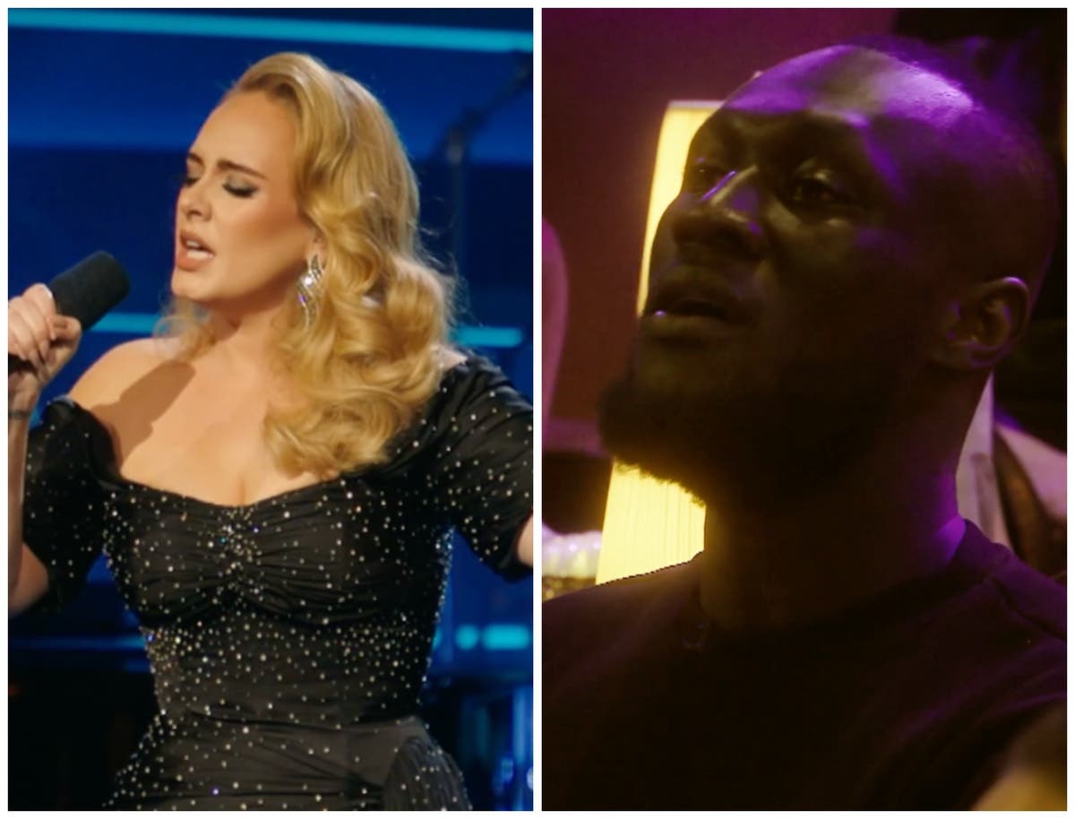 an audience with adele stormzy and emma watson cheer on singer in first trailer for concert special the independent