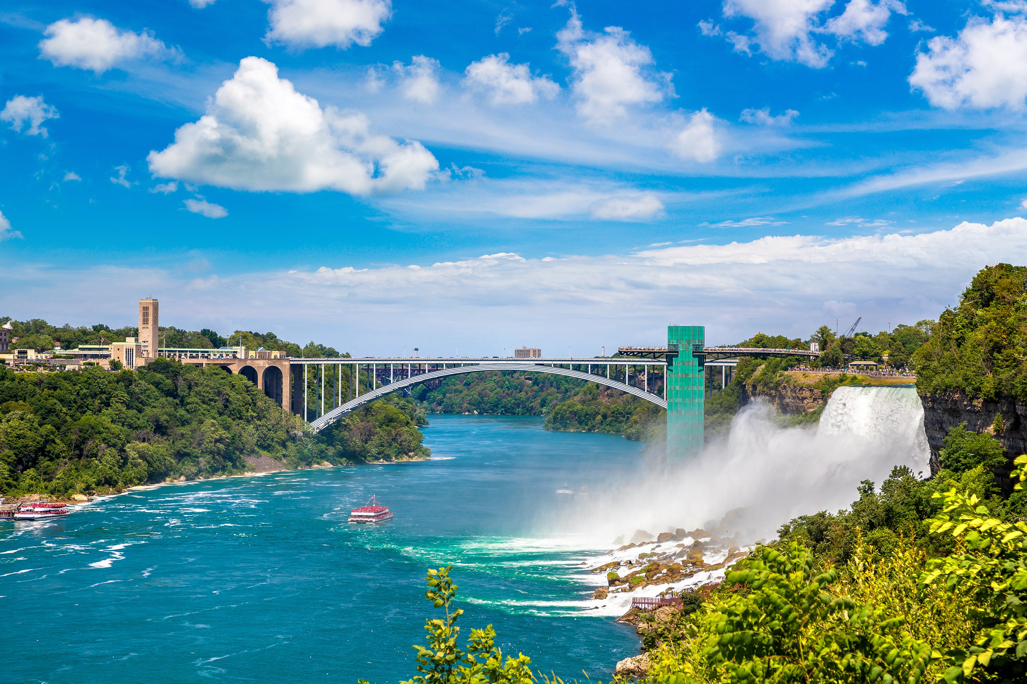 The Rainbow Bridge is one of the world’s most spectacular border crossings