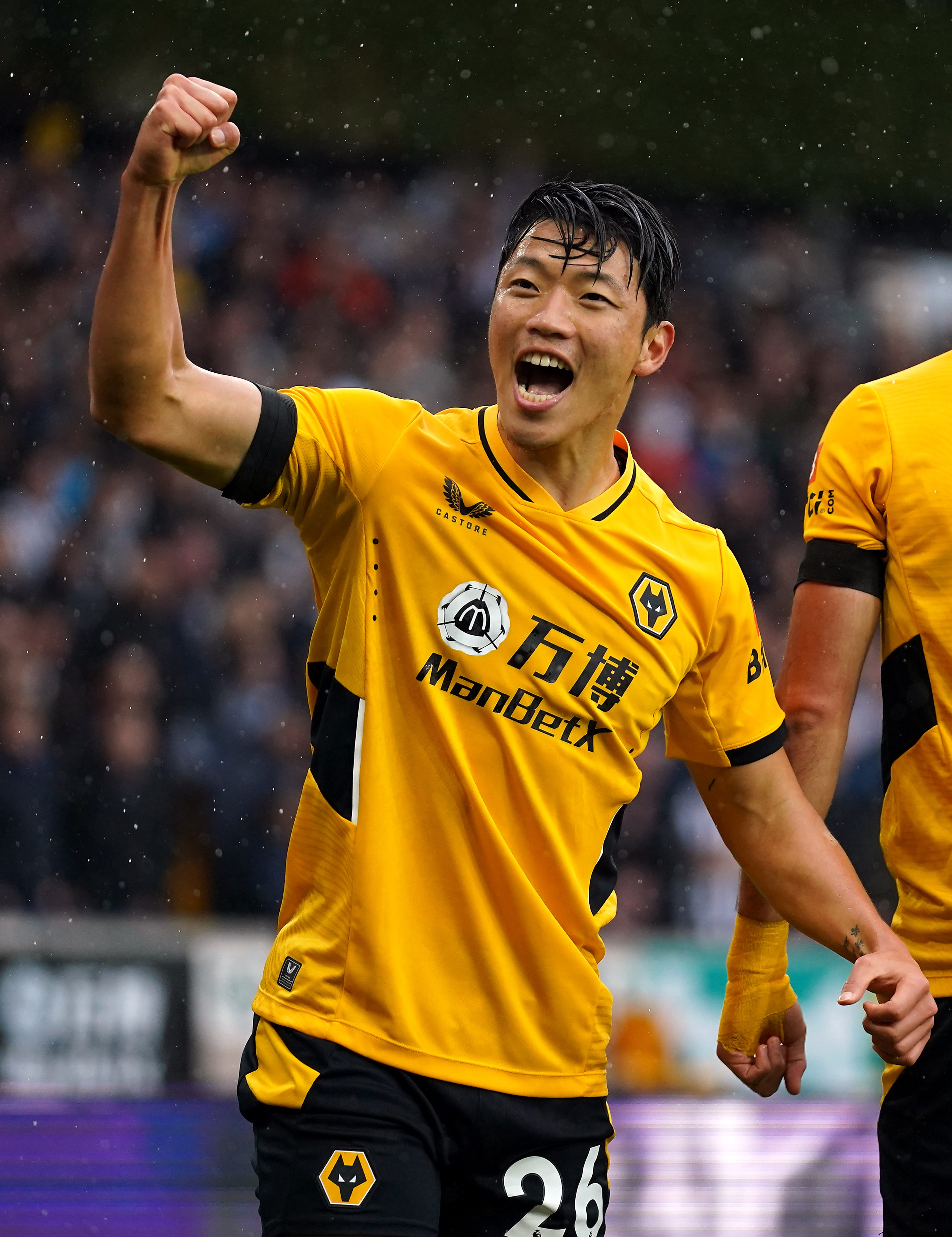 Hwang Hee-chan has caught the eye of Liverpool and Manchester City during his loan at Wolves (Nick Potts/PA)