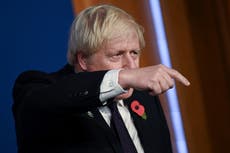 Tories reject watchdog’s call for Boris Johnson to lose power to decide on sleaze investigations