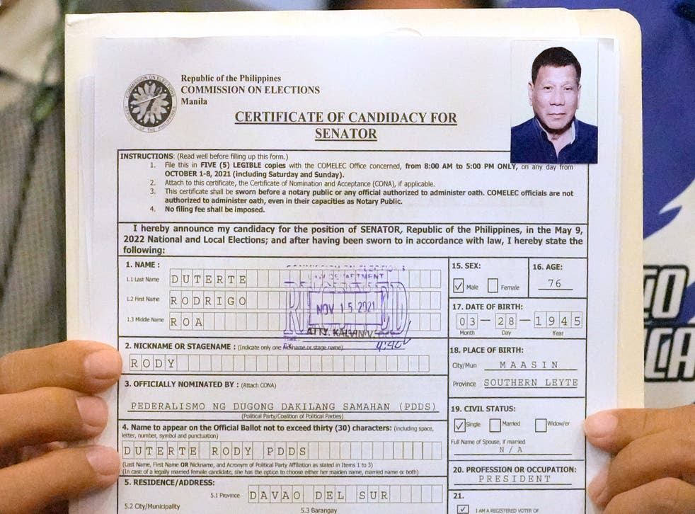 FILIPINAS-ELECCIONES