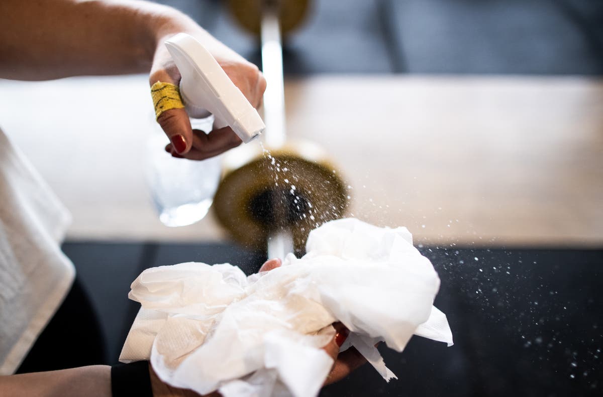 How much time do UK adults spend cleaning at Christmas?