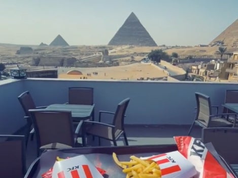 <p>KFC with a view in Giza</p>