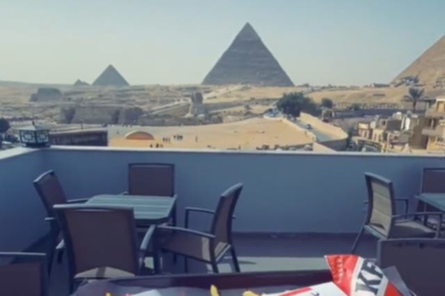 <p>KFC with a view in Giza</p>