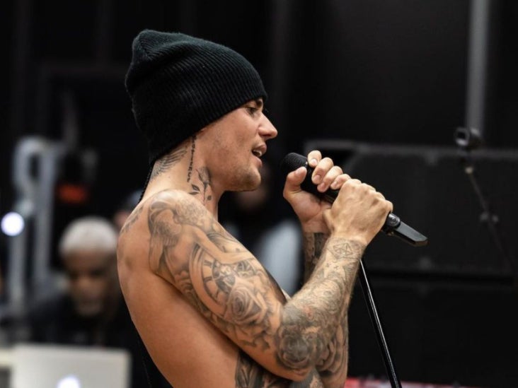 <p>Justin Bieber in rehearsals for his forthcoming world tour</p>