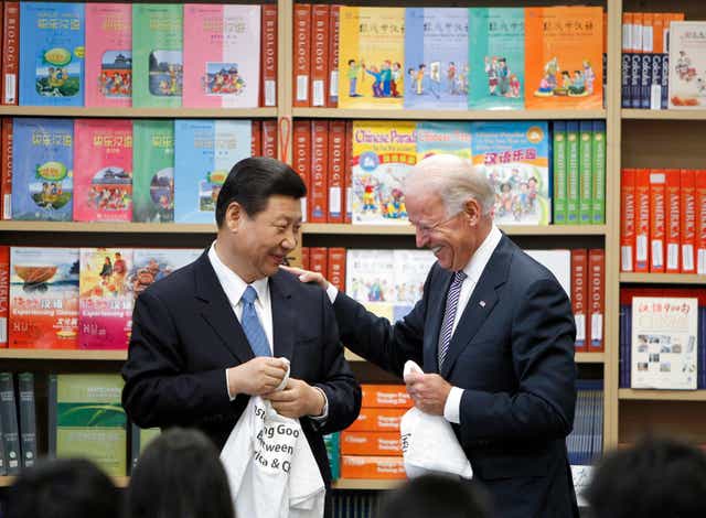 <p>The two leaders enjoyed a close working relationship when they were vice presidents </p>