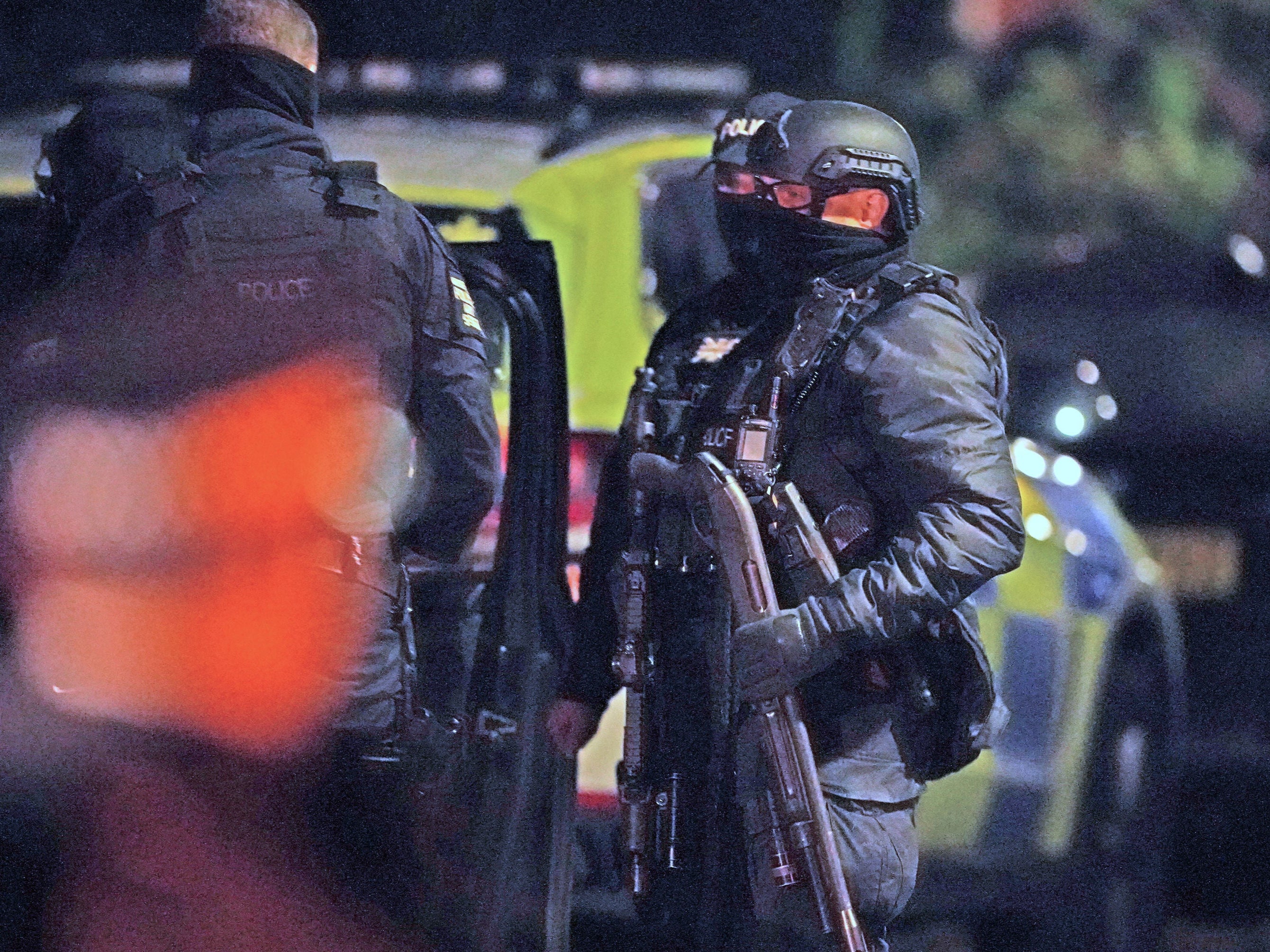 Armed police officers at an address in Rutland Avenue in Sefton Park