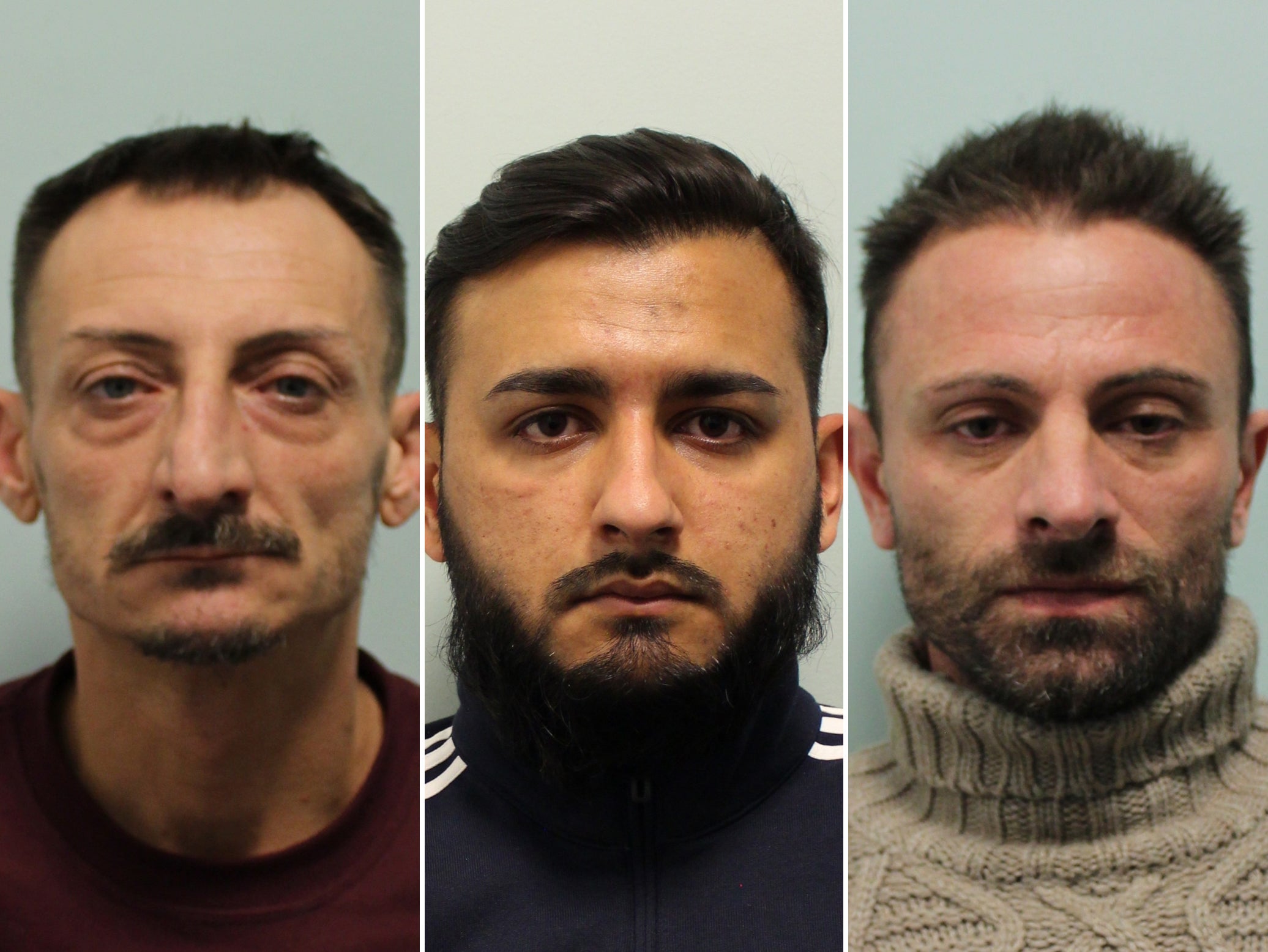 Alessandro Maltese, 45, Jugoslav Jovanovic, 24 and Alessandro Donati, 44 pleaded guilty to conspiracy to burgle between 29 November and 18 December 2019