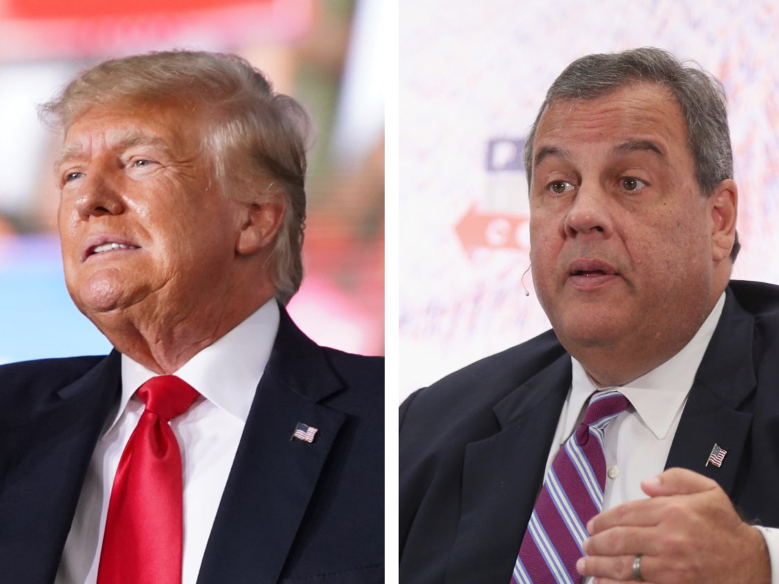 Former President Donald Trump and Former New Jersey Govenor Chris Christie