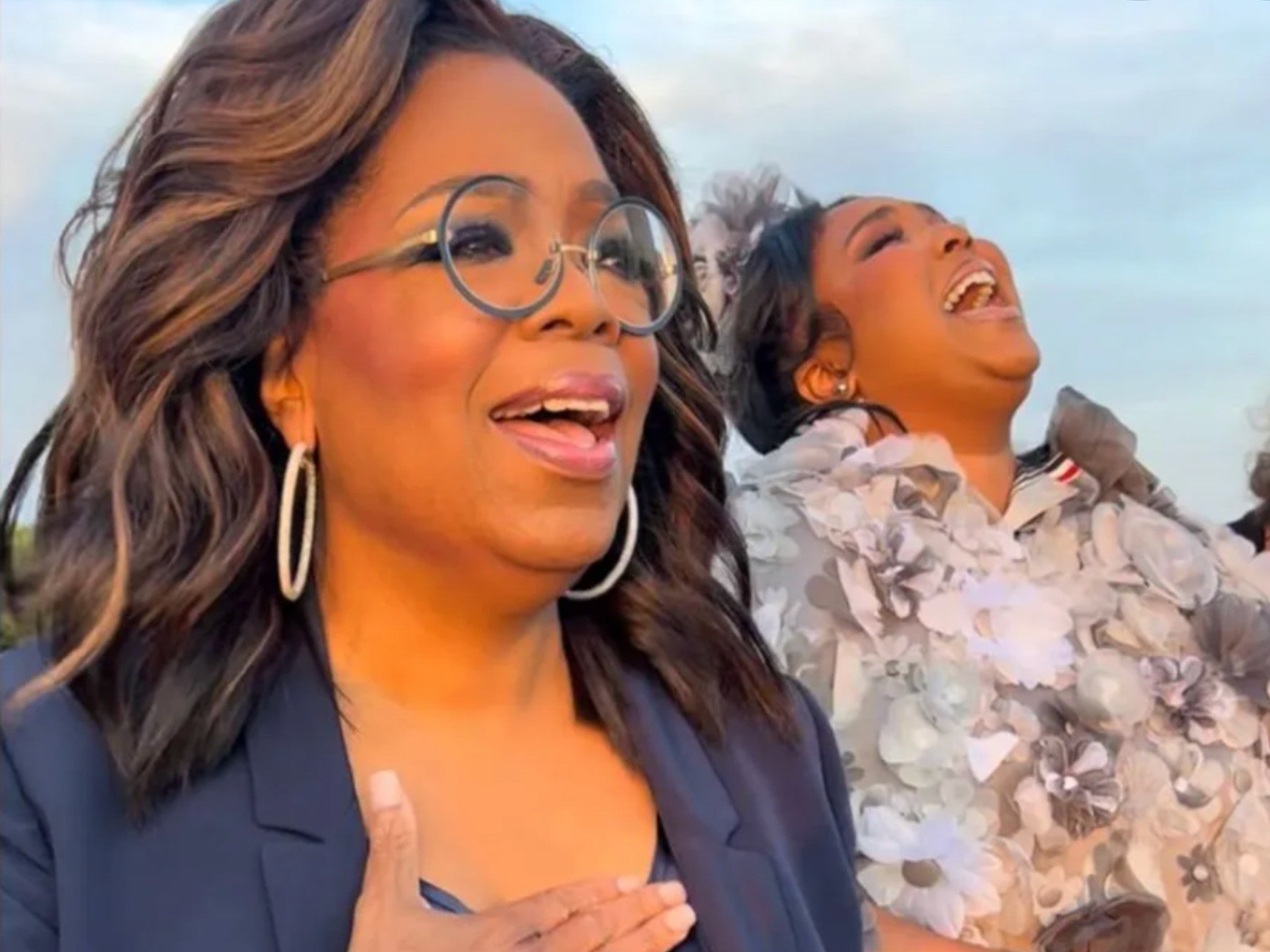 <p>Oprah Winfrey and Lizzo </p>
