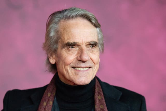 <p>Jeremy Irons, who stars in <em>Cello,</em> attends the UK premiere of <em>House of Gucci</em> at Odeon Luxe Leicester Square on November 09, 2021 in London, England. </p>