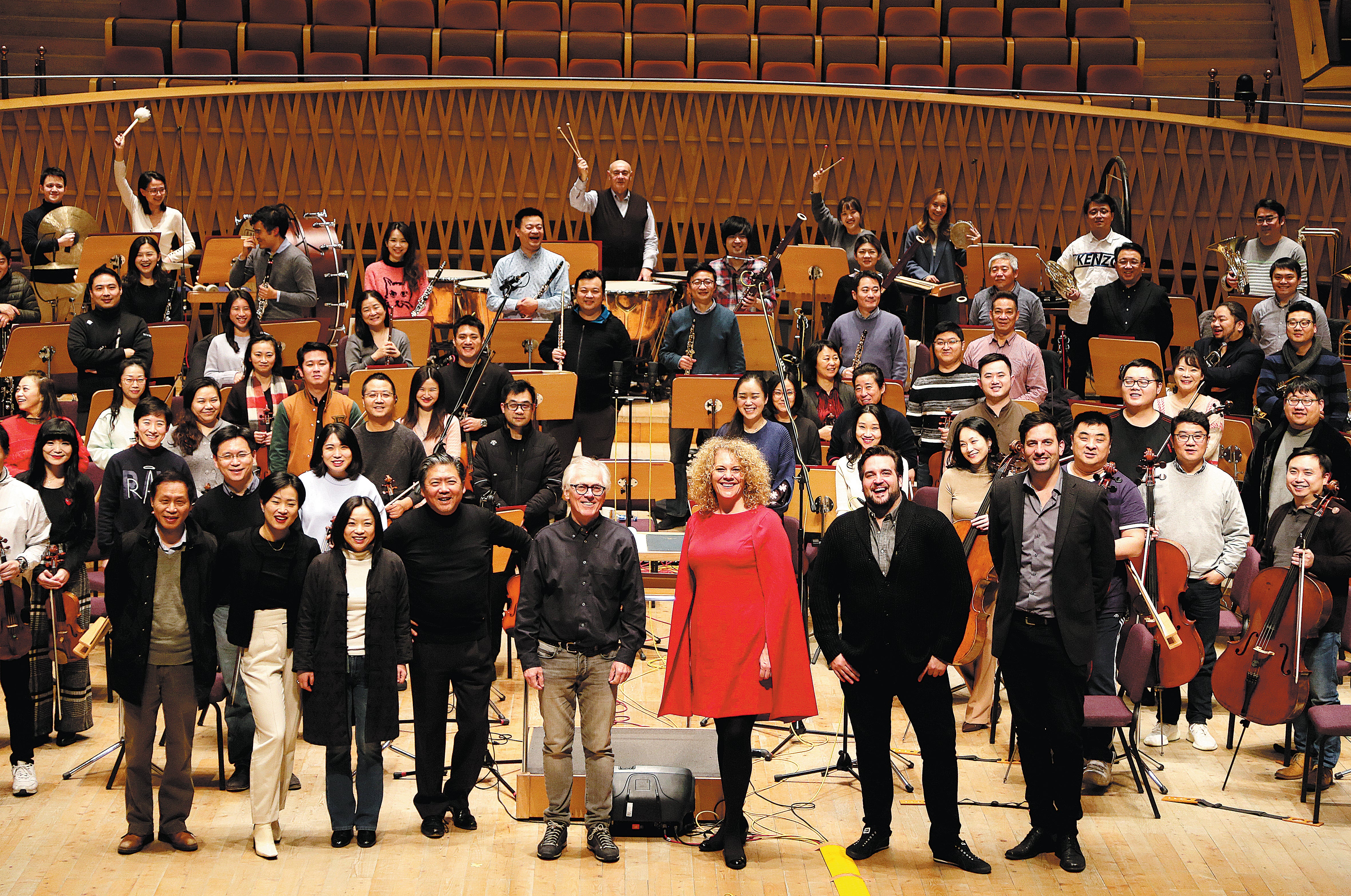 The Shanghai Symphony Orchestra has attracted musicians from around the world