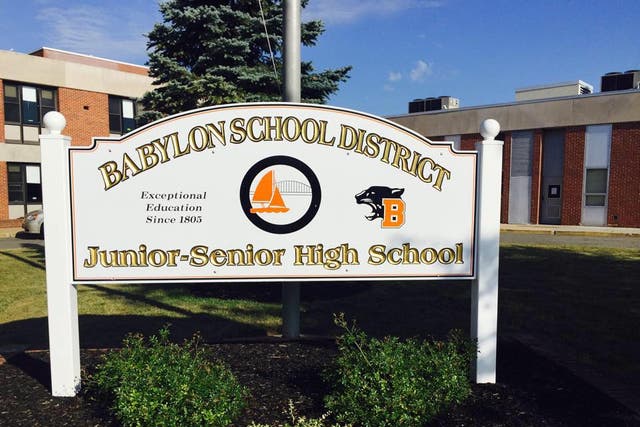 <p>Babylon High School teaches students grade 7-12 in a seaside community an hour east of Manhattan on Long Island</p>