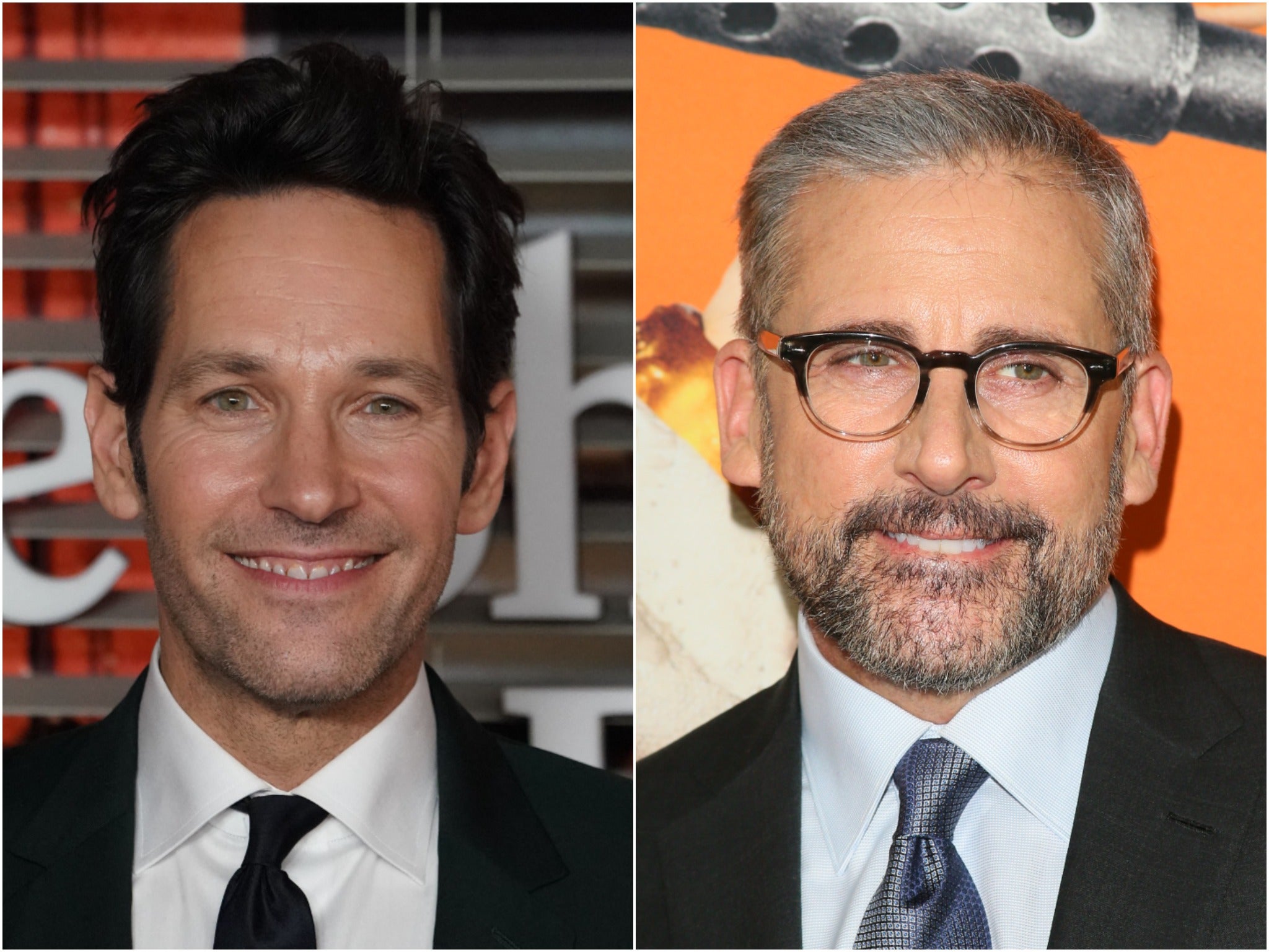 <p>Paul Rudd and Steve Carrell </p>