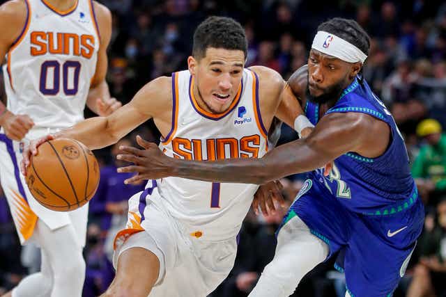 Phoenix Suns guard Devin Booker (Bruce Kluckhohn/AP)