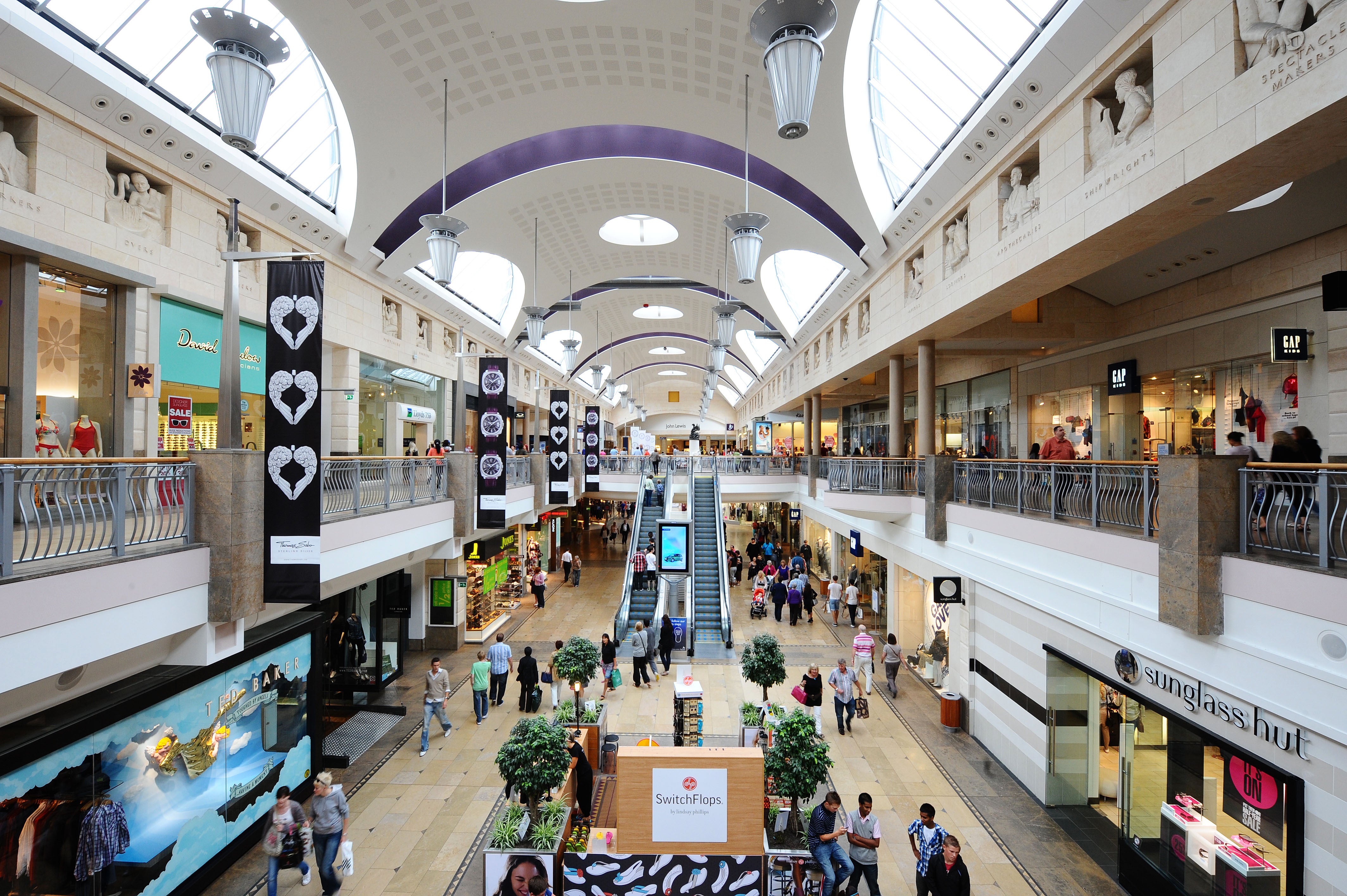 Bluewater shopping centre owner Land Securities has revealed it swung to a half-year profit (Ian West/PA)