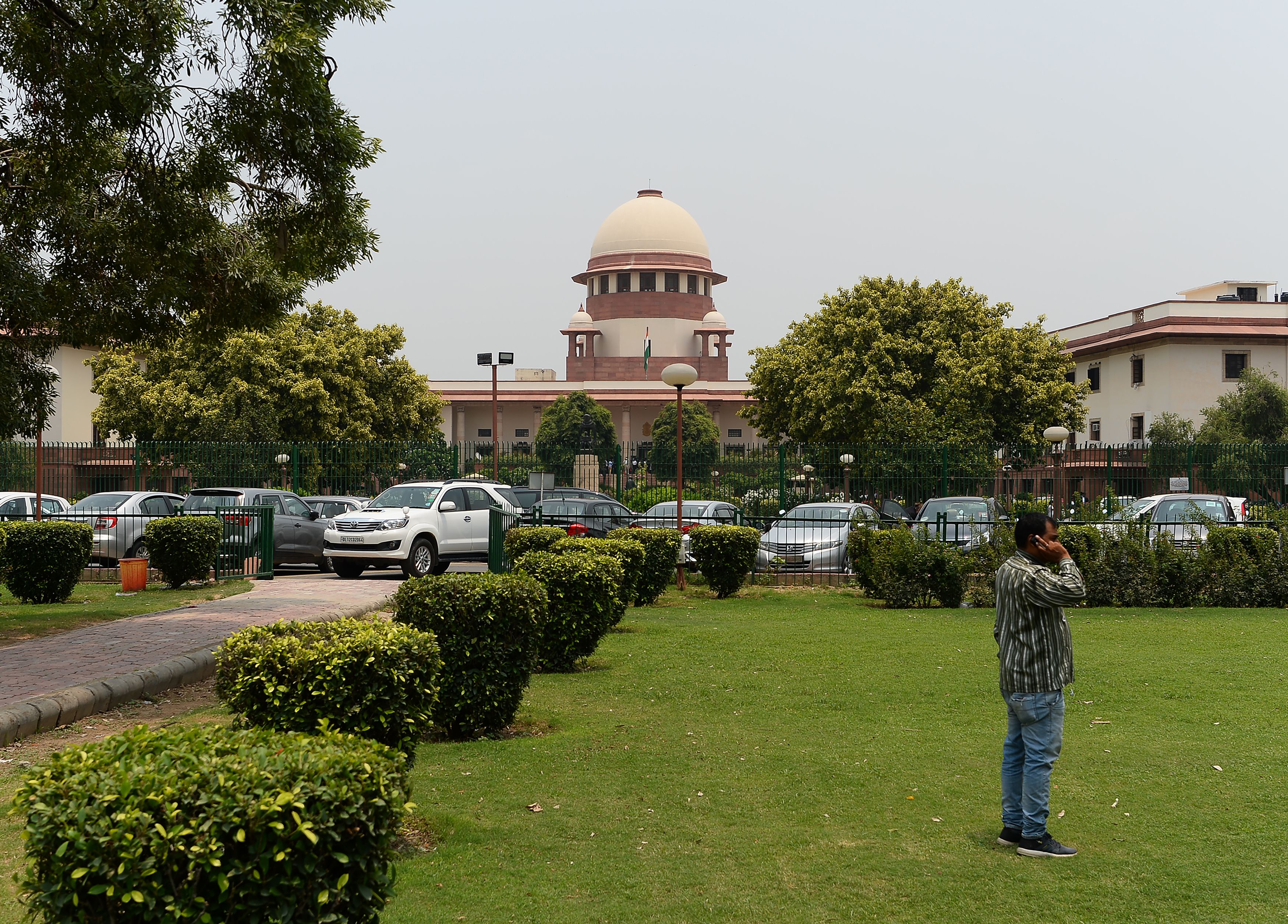 File: The Indian Supreme Court building is pictured in New Delhi on 10 July 2018.