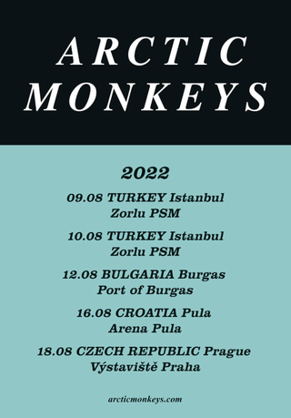 pArctic Monkeys annoncerer 2022 tour datoer / p