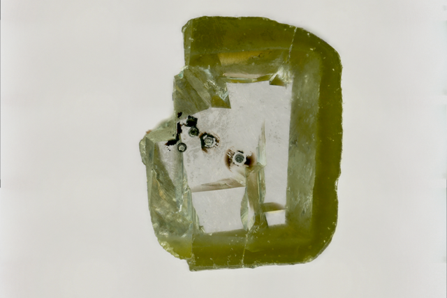 <p>UNLV mineralogist Oliver Tschauner and colleagues discovered a new mineral that was carried to the surface of the Earth in a diamond</p>