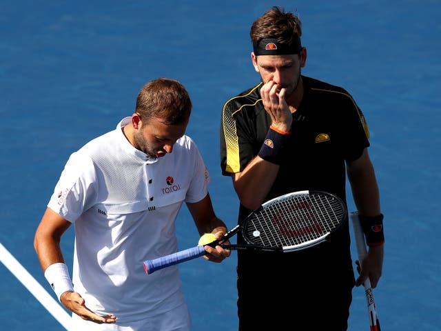 <p>Dan Evans (left) and Cameron Norrie</p>