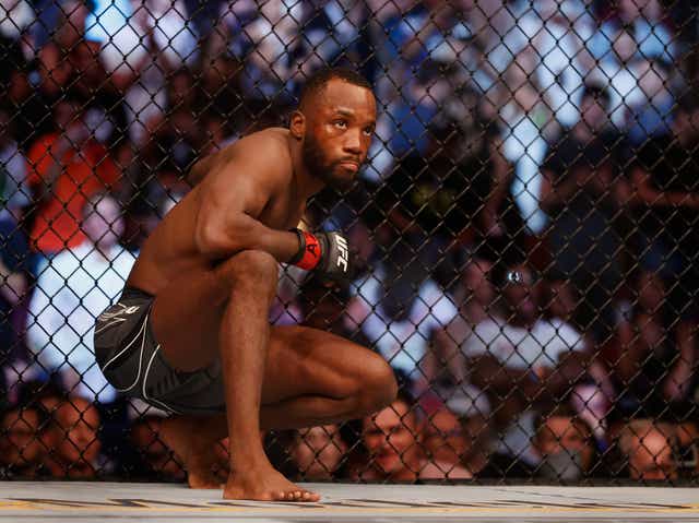 <p>Leon Edwards before his bout with Nate Diaz</p>