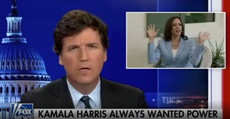 Tucker Carlson falsely claims Kamala Harris ‘isn’t from this country’