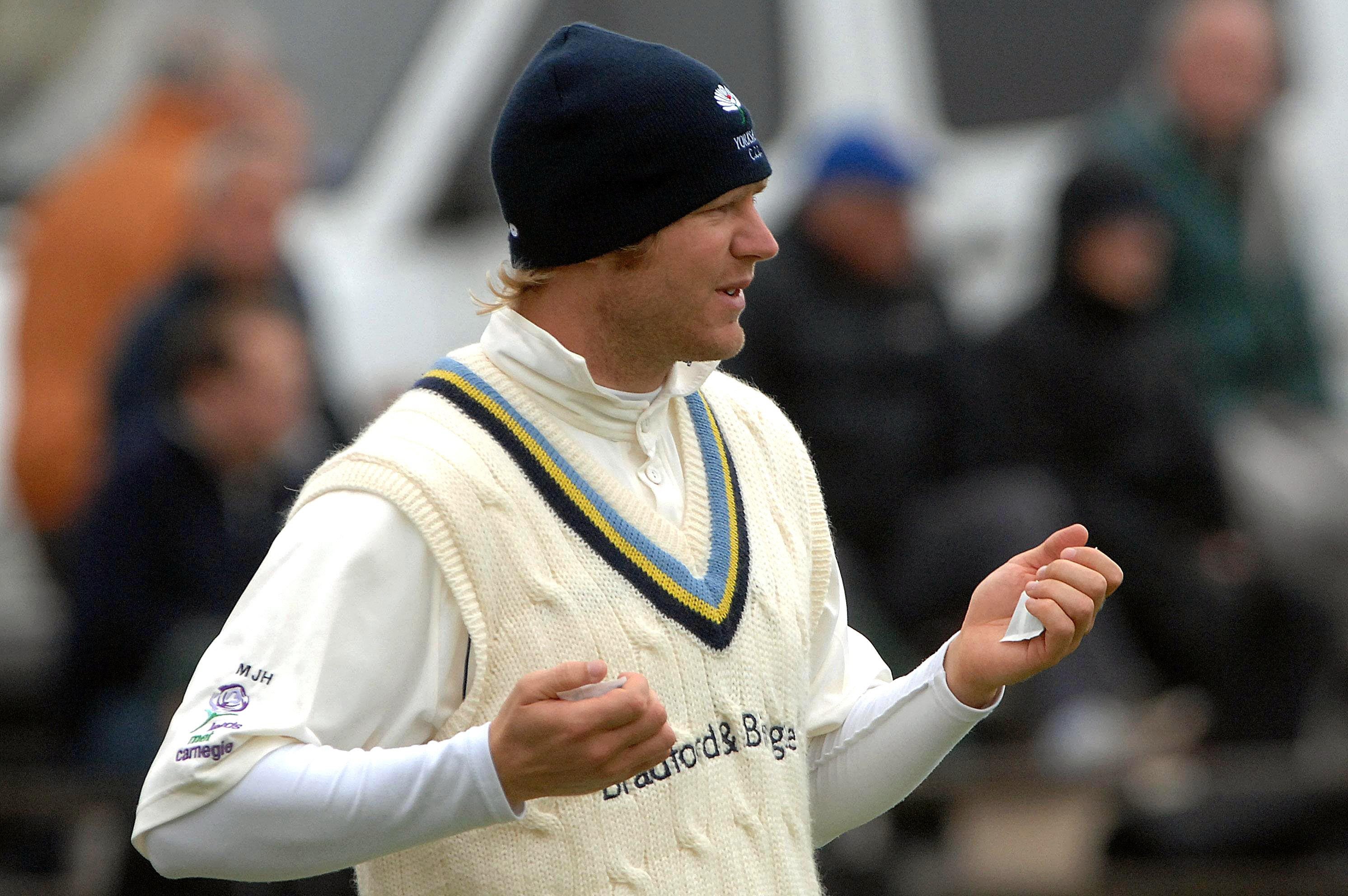 The former Yorkshire and England fast bowler Matthew Hoggard