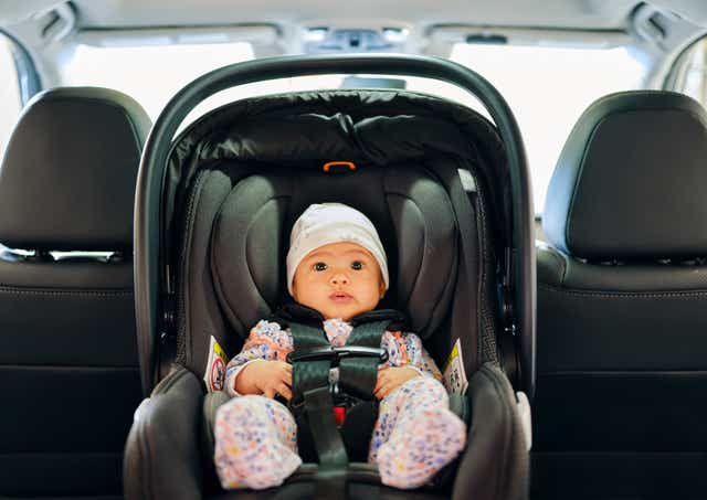 <p>Woman reveals how car seat saved her baby’s life</p>