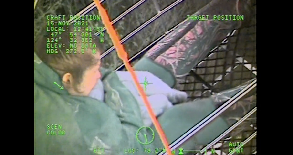 Video shows dramatic baby helicopter rescue as &lsquo;atmospheric river&rsquo; brings floods to Washington