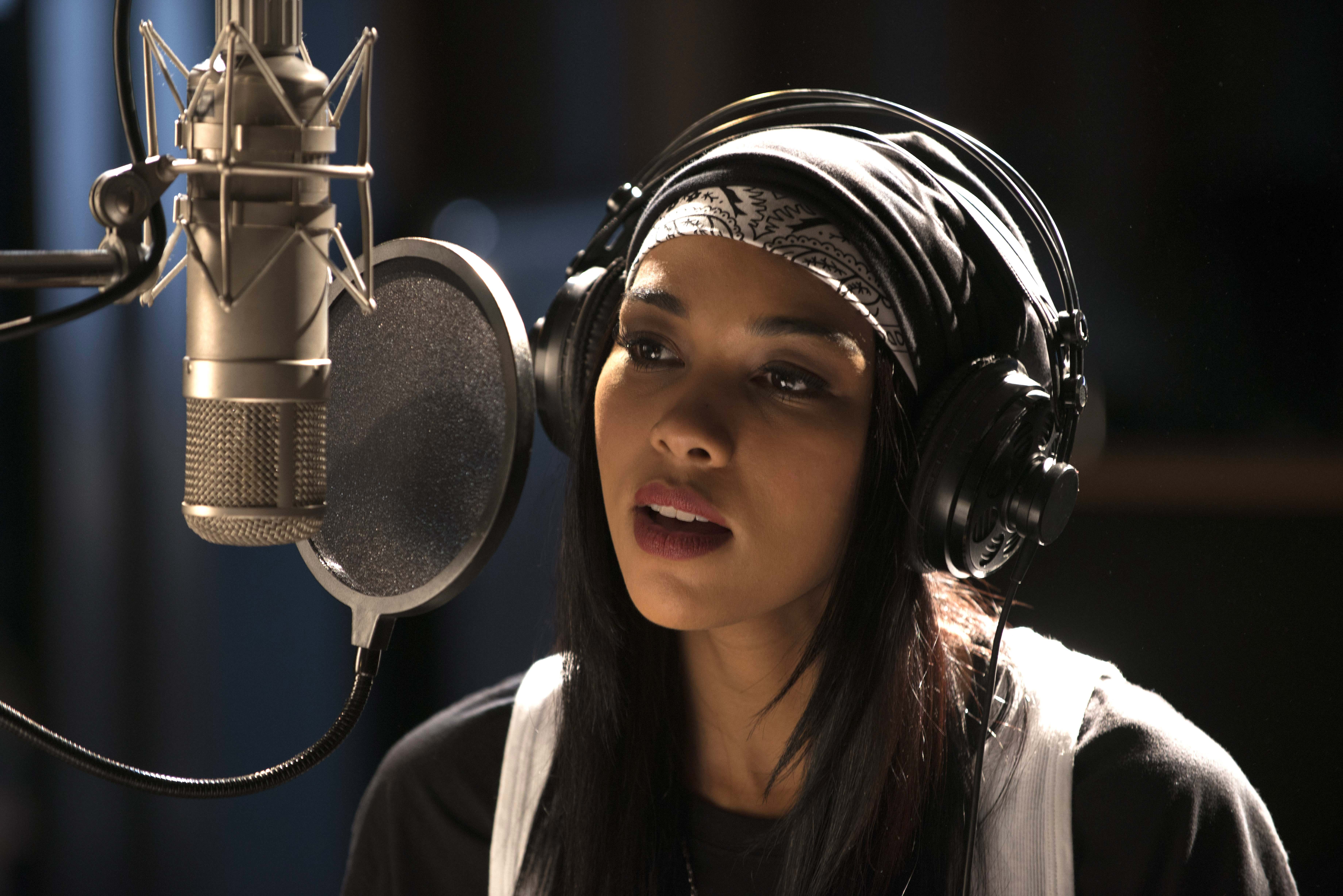 Shipp as Aaliyah in the controversial 2014 Lifetime biopic