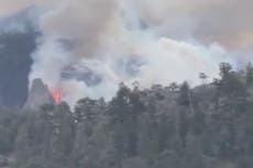 Kruger Rock: Firefighters battle new Colorado wildfire as residents forced to evacuate