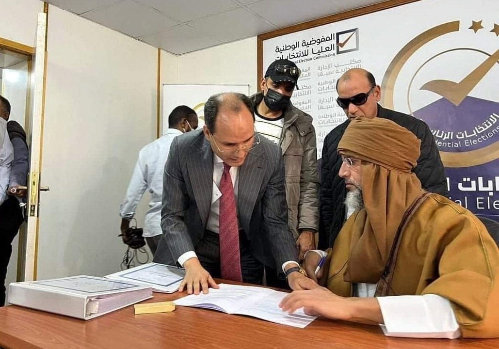 Saif al-Islam Gaddafi registering to run in December’s presidential elections