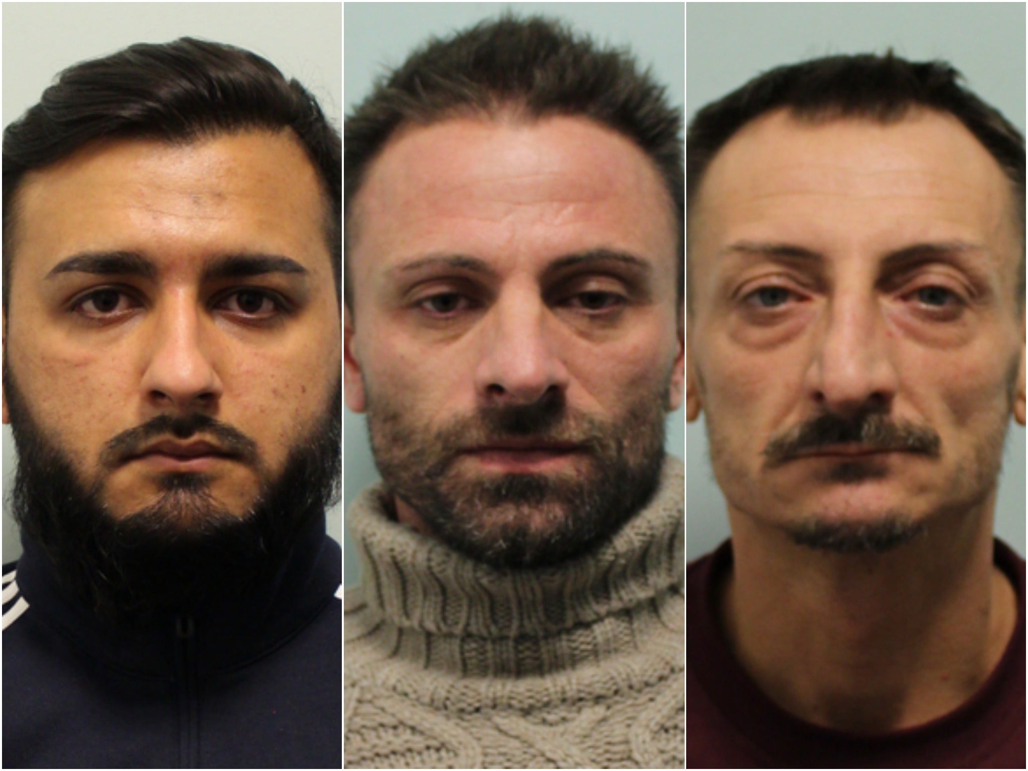 <p>Jugoslav Jovanovic, Alessandro Maltese, and Alessandro Donati have been jailed after stealing $35m worth of goods</p>