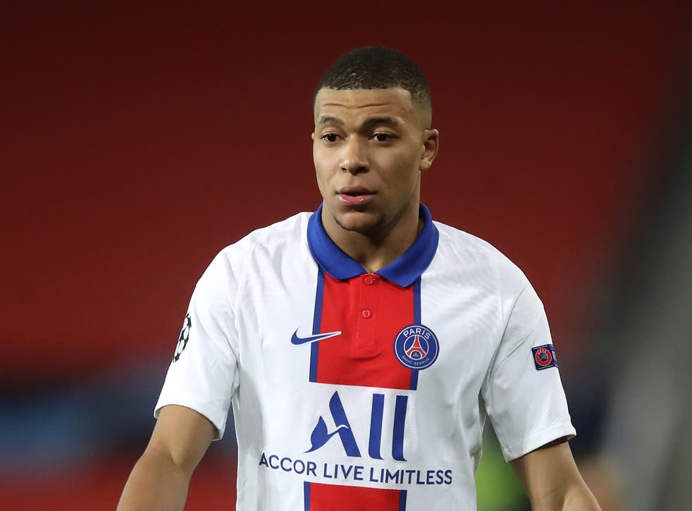 Paris St Germain’s Kylian Mbappe is unlikely to join Real Madrid in January (Martin Rickett/PA)