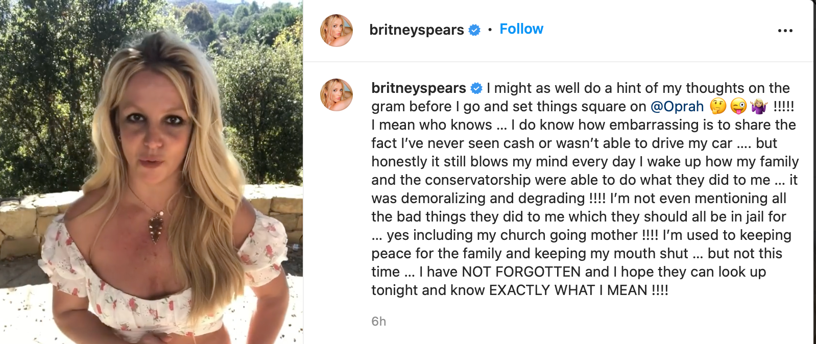 Britney Spears says her parents ‘should be in jail’