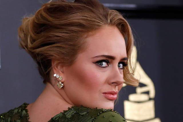 <p>Adele pictured in 2017</p>