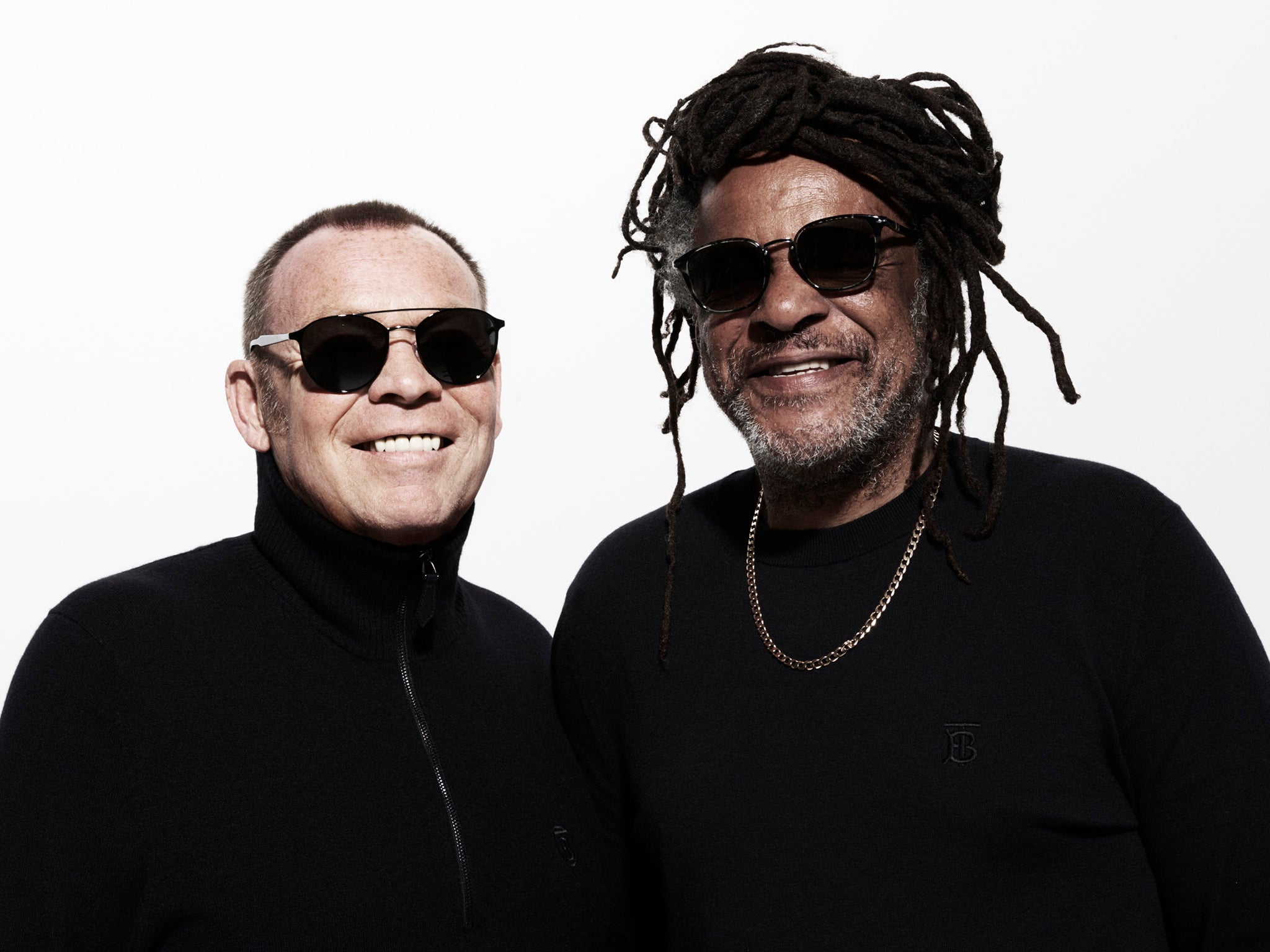 With UB40 lead singer Ali Campbell