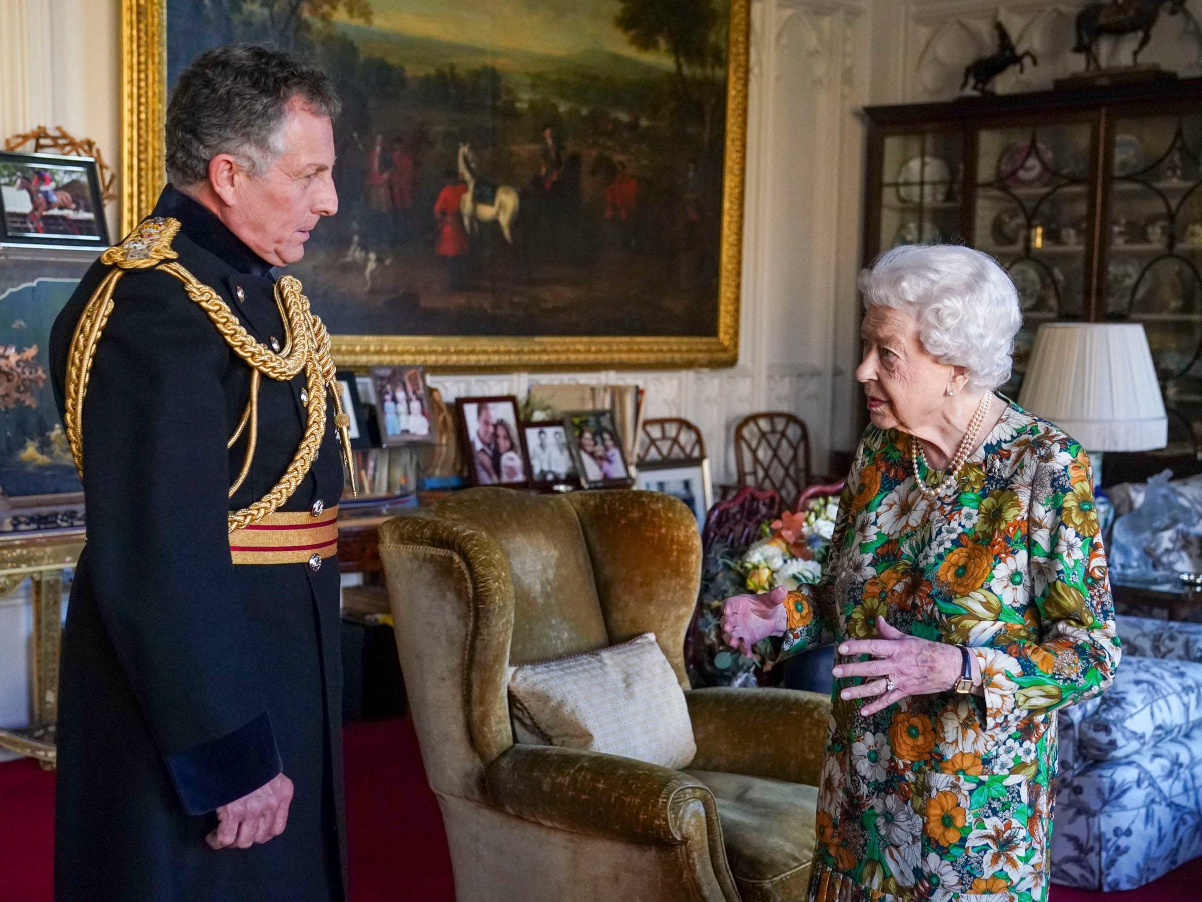 Gen Sir Nick Carter met the Queen at Windsor Castle