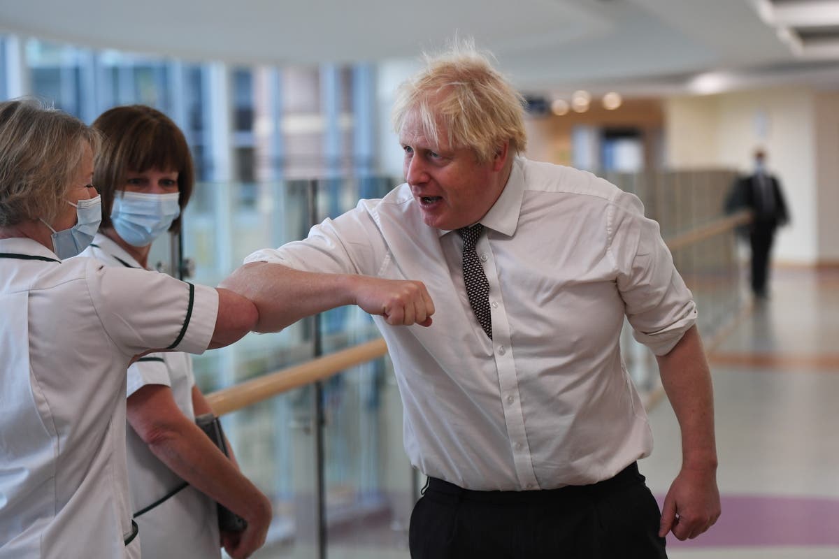 Boris Johnson apologises for failing to wear mask on hospital visit &ndash; after No 10 repeatedly said he followed rules