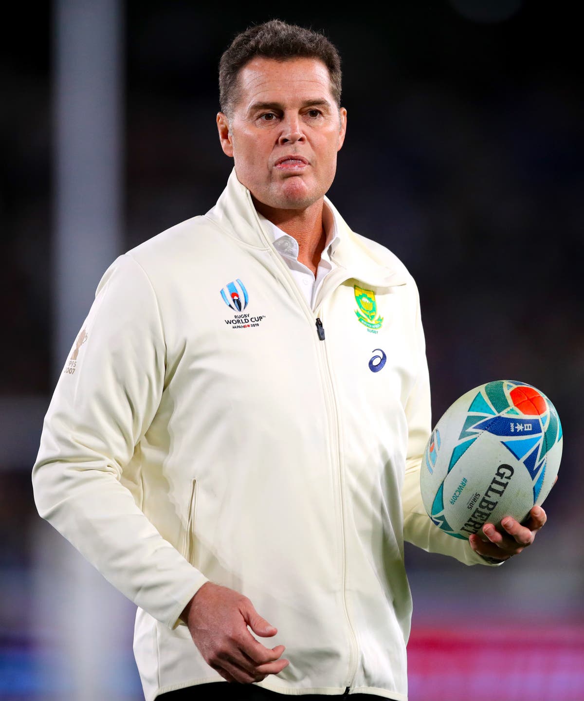 South Africa director of rugby Rassie Erasmus banned for two months