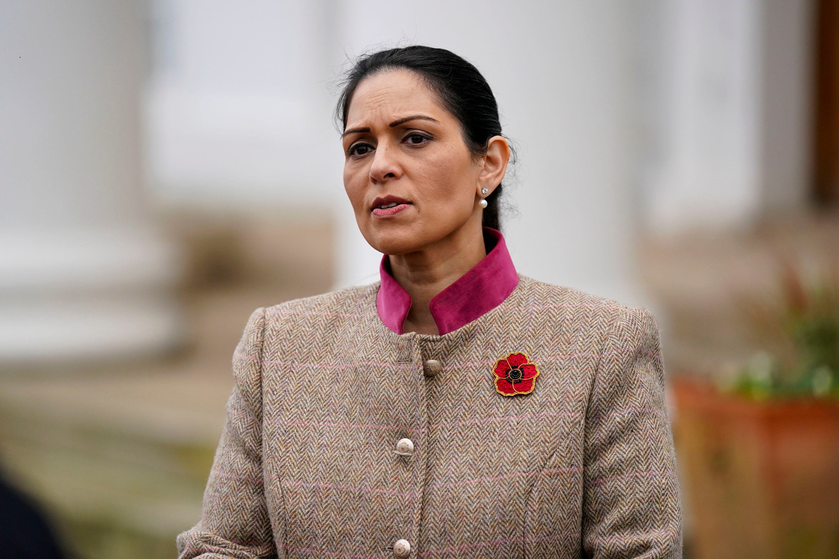 The home secretary Priti Patel criticised the ‘dysfunctional’ asylum system after the Liverpool bombing