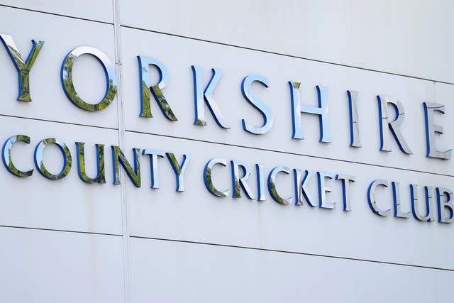 Yorkshire have been plunged into crisis that Azeem Rafiq’s accusations of racism (Mike Egerton/PA)