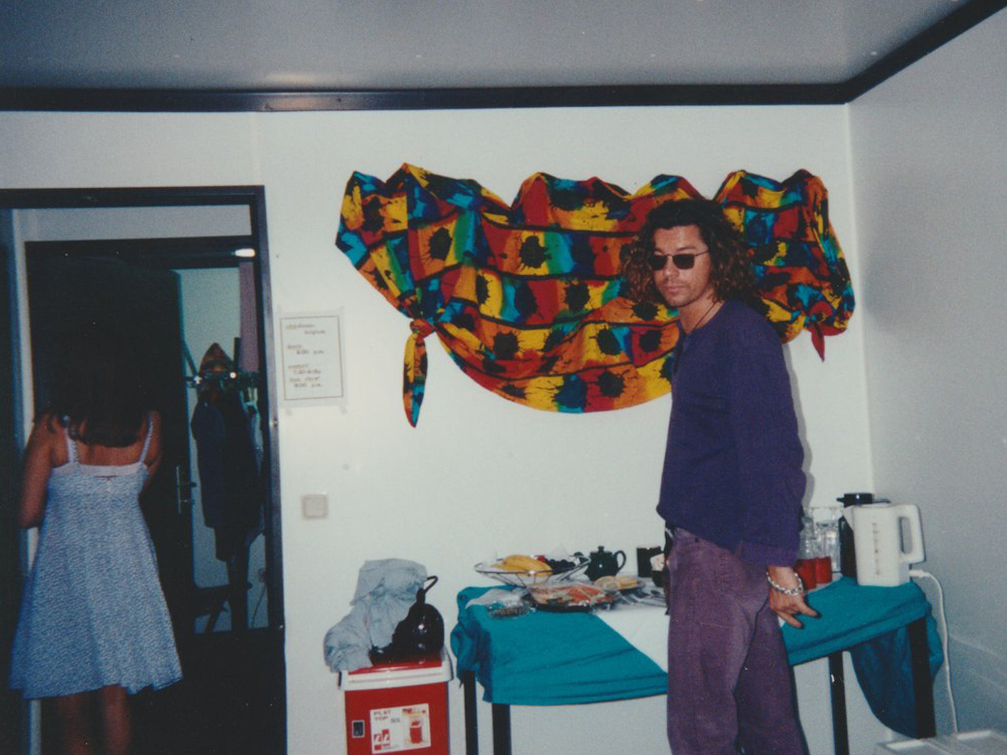 Downtime during 1993’s European tour