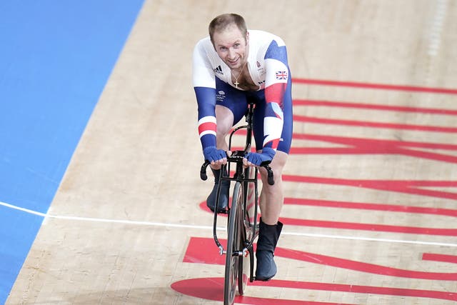 Jason Kenny in action at the Tokyo Olympics (Danny Lawson/PA)